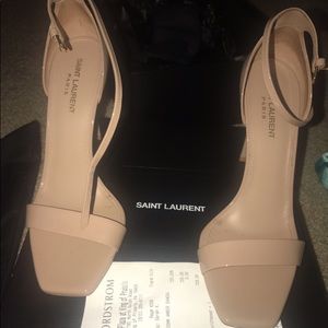 YSL Nude sandals